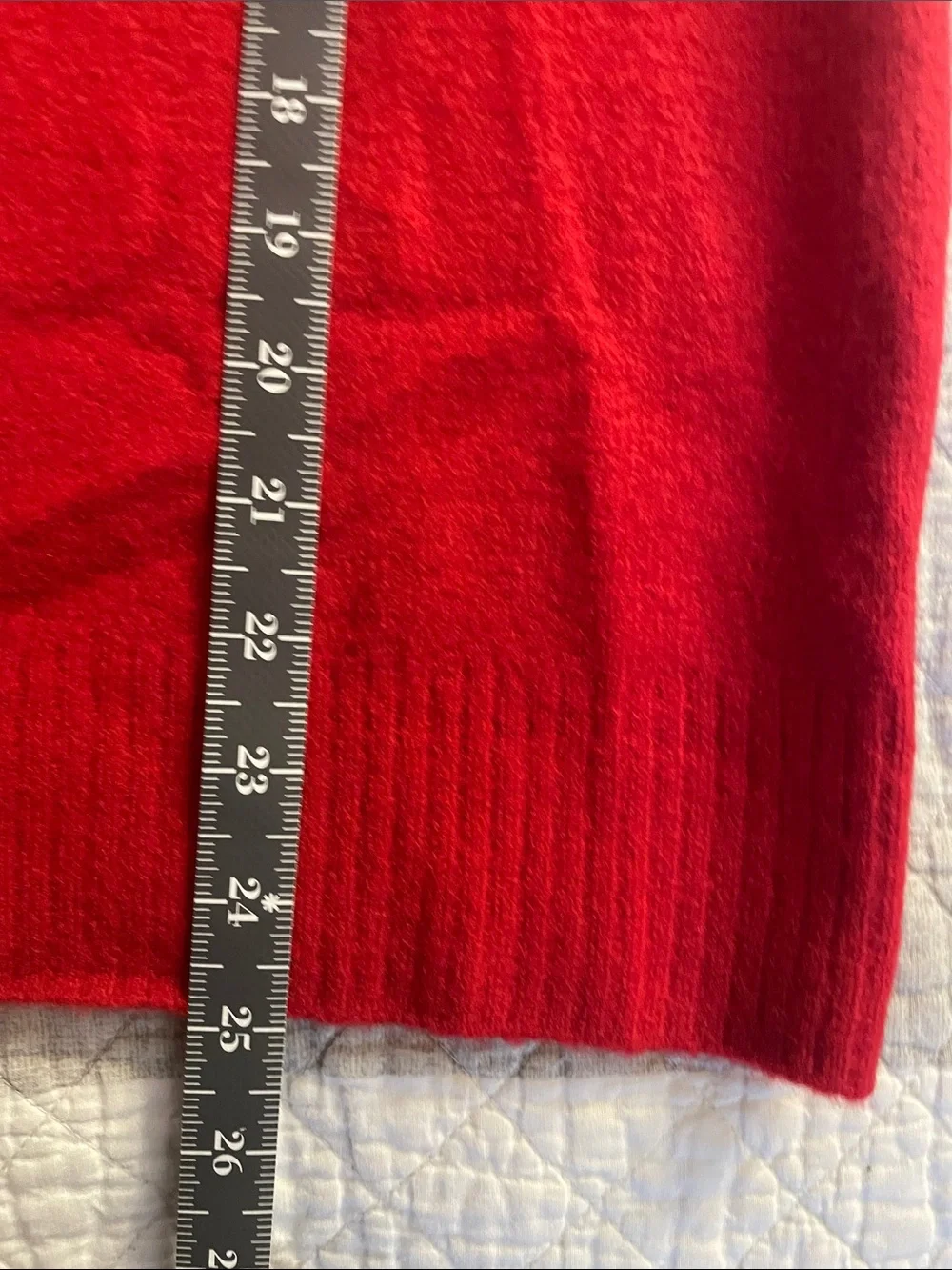 J. Crew women’s Red Crewneck Sweater- Large